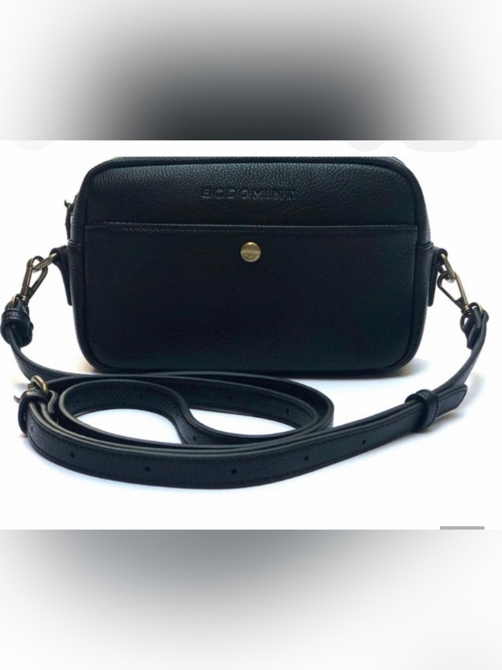NWT BODOMINT Black Bowie Pack Crossbody Belt Bag Vegan Leather